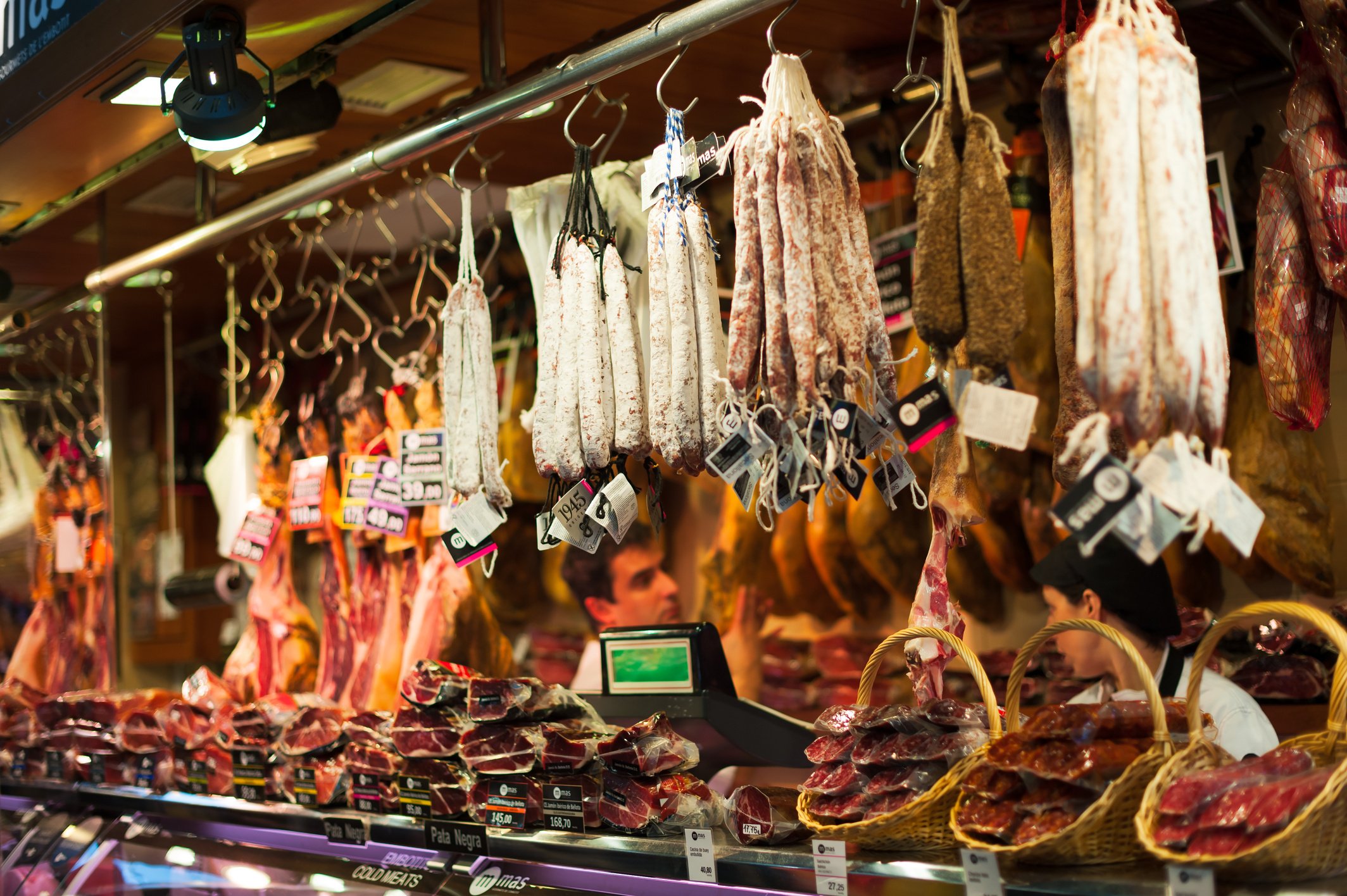 Marketplace Selling Meat 